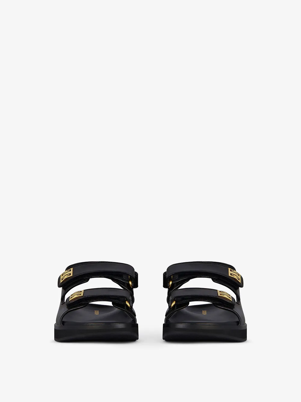 4G sandals in leather