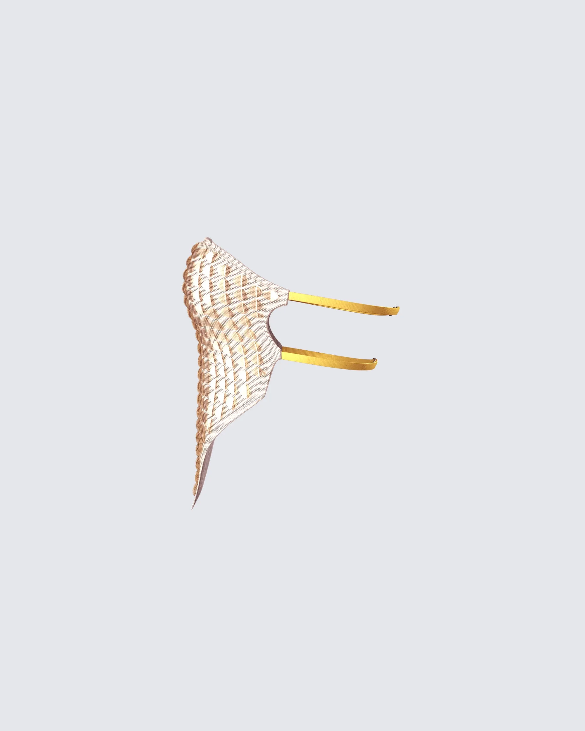 Aida Gold Sequin Bandana Top