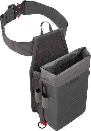 Allen CompanyAllen Company Competitor Double Compartment Molded Shell Bag, Holds 50 Empty Hulls, Includes Quick Dump Removal Hull Bag and Heavy-Duty Release BuckleGray
