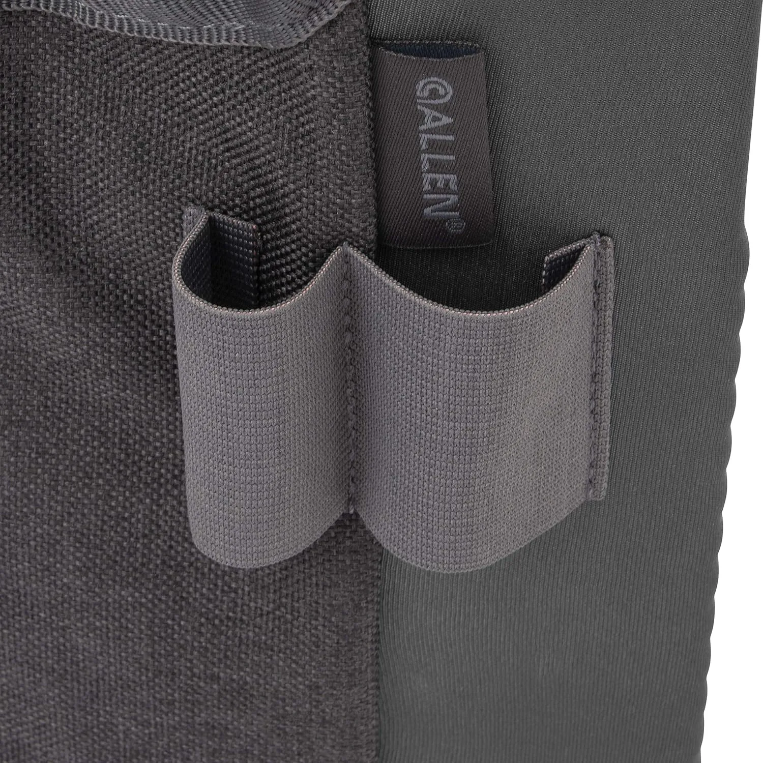 Allen CompanyAllen Company Competitor Double Compartment Molded Shell Bag, Holds 50 Empty Hulls, Includes Quick Dump Removal Hull Bag and Heavy-Duty Release BuckleGray