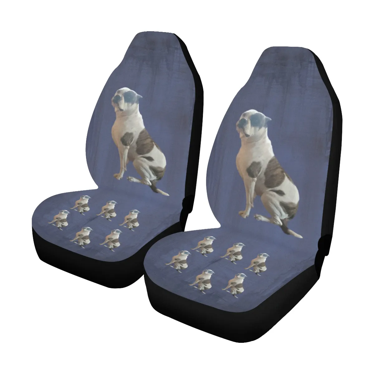 American Bulldog Car Seat Covers (Set of 2) - Kate