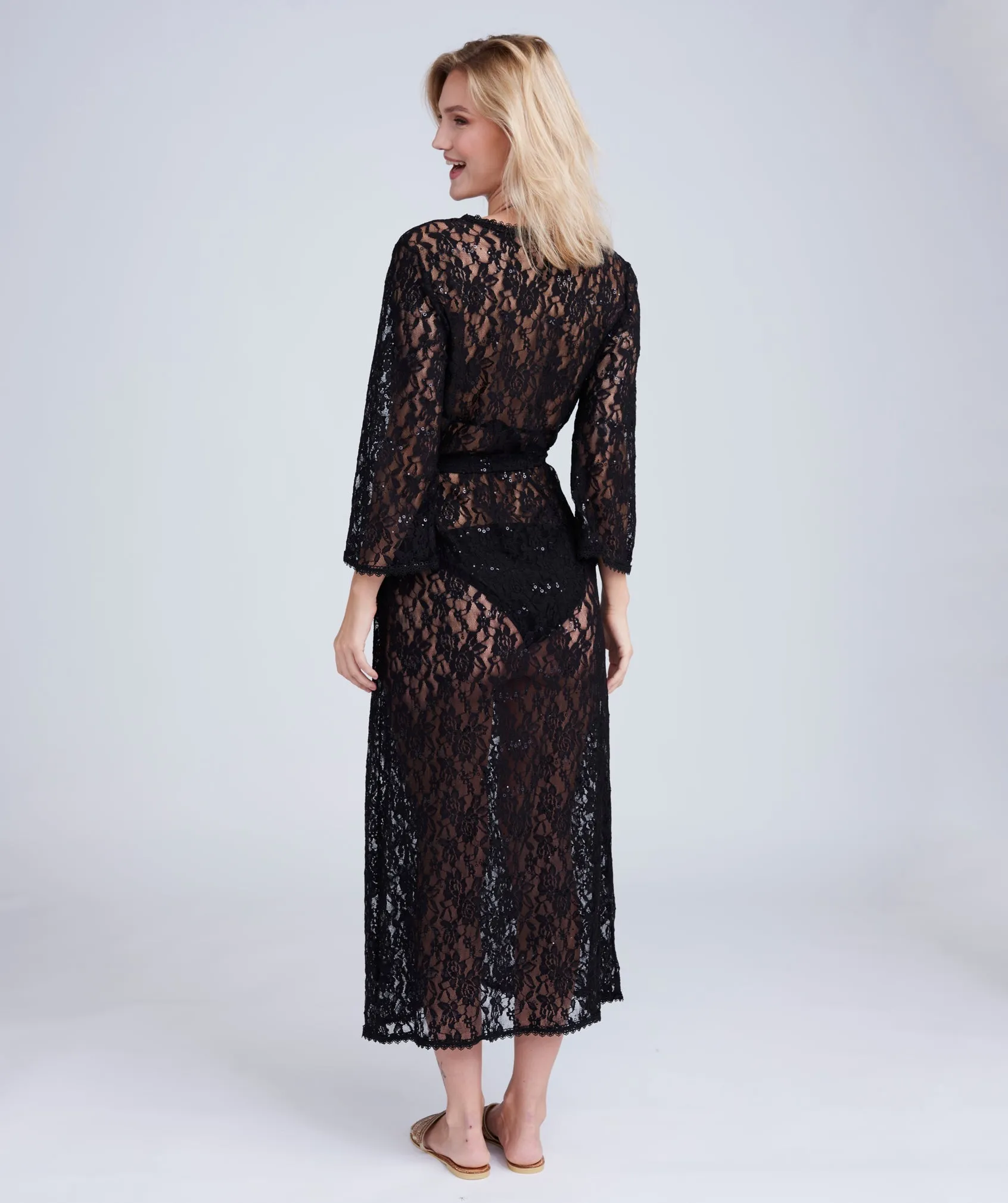 Belize Kimono - Black