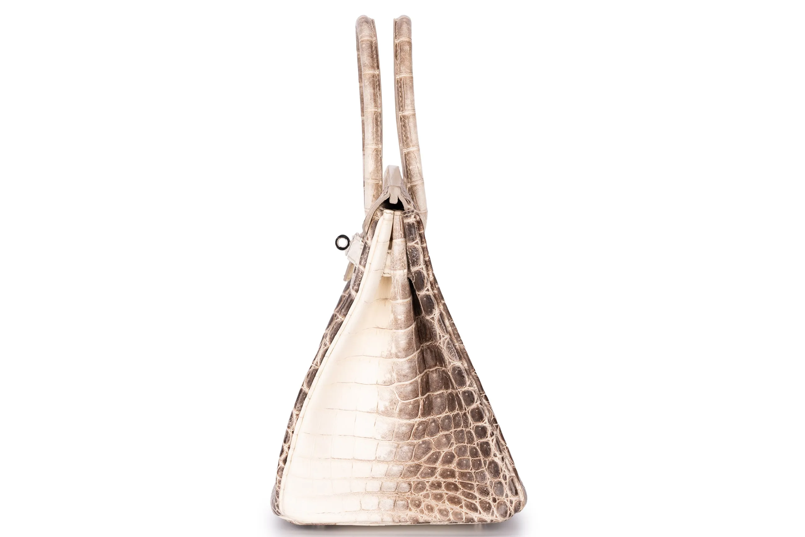Birkin 30 Exotic Himalayan Blanc Crocodile Niloticus PHW