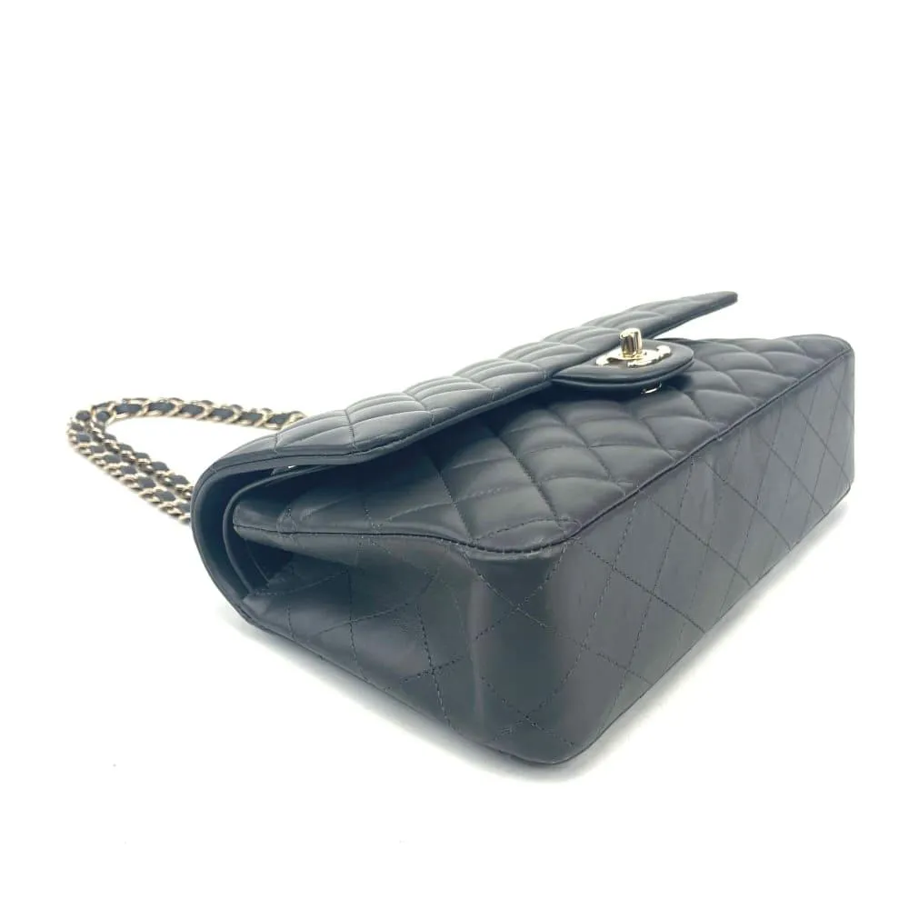 CHANEL Medium Double Flap Bag - Grey