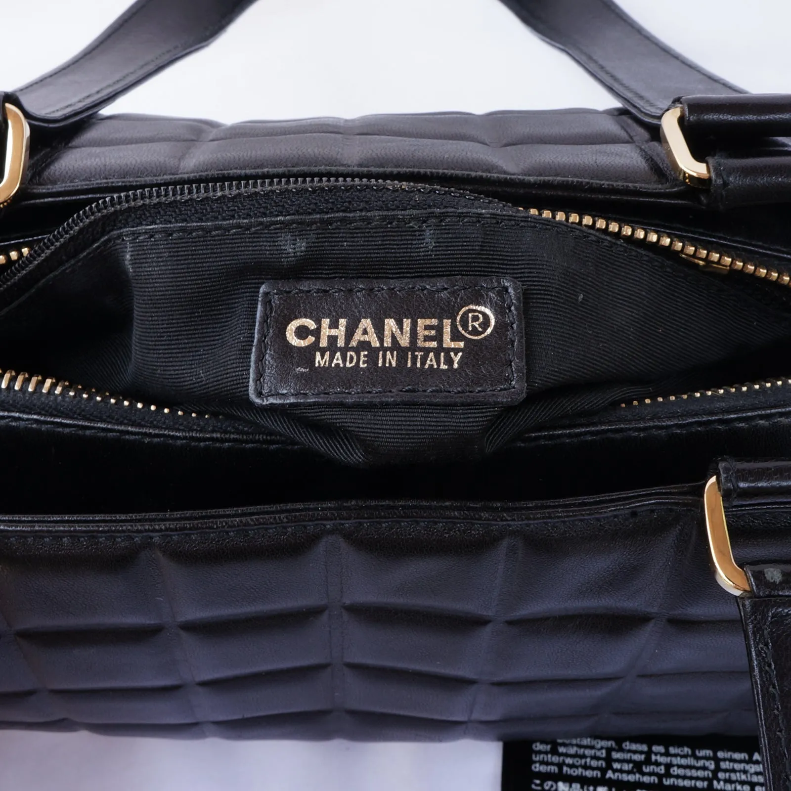 CHANEL QUILTED LEATHER BARREL BAG