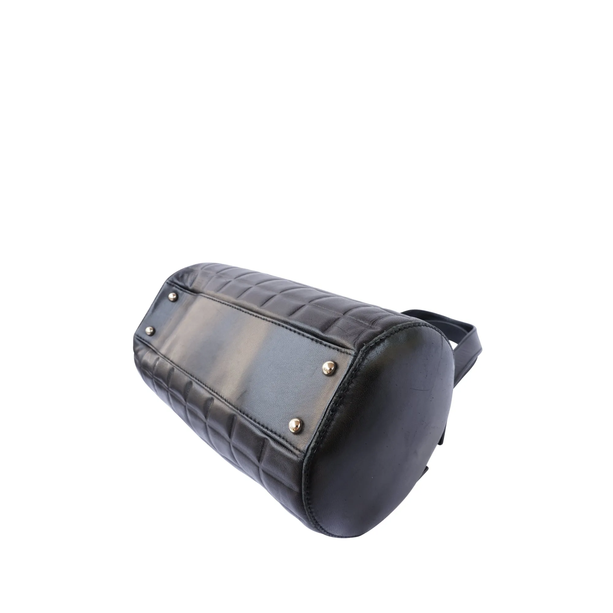 CHANEL QUILTED LEATHER BARREL BAG