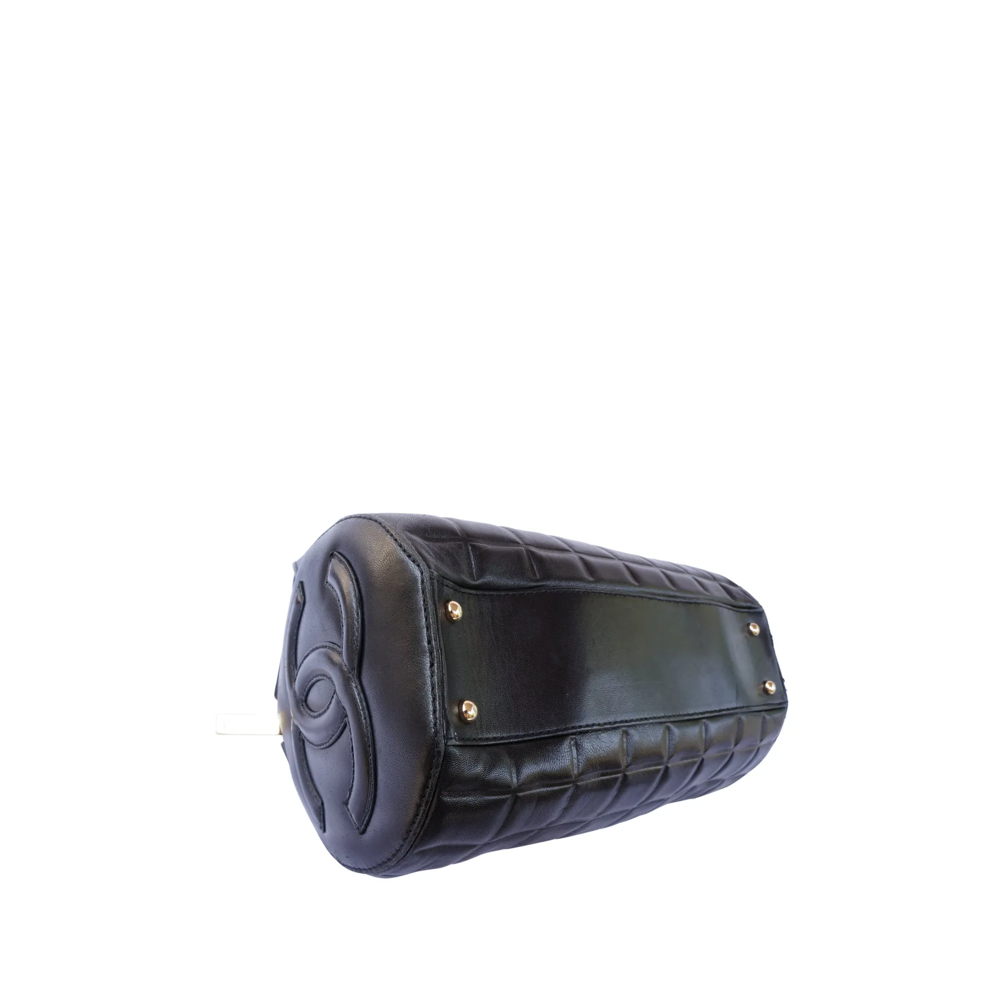 CHANEL QUILTED LEATHER BARREL BAG
