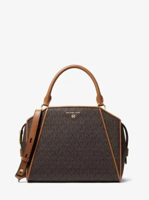 Cleo Medium Logo Satchel