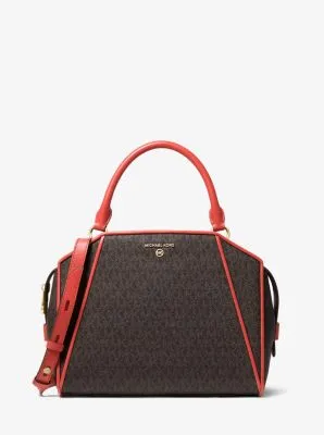 Cleo Medium Logo Satchel