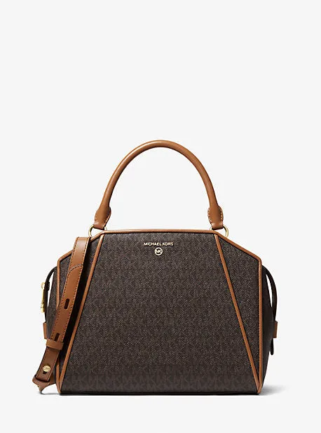 Cleo Medium Logo Satchel
