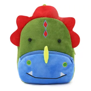 Colorful Velvet  Plush Dinosaur Backpack