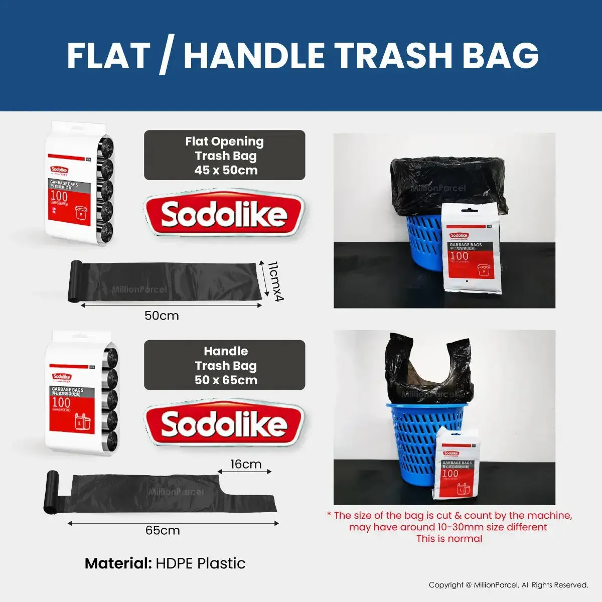 Draw String Rubbish Bag | Trash Bag
