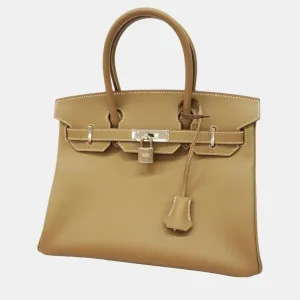 Epson Etoup Vaux Birkin 30 Z Engraved Ladies Handbag