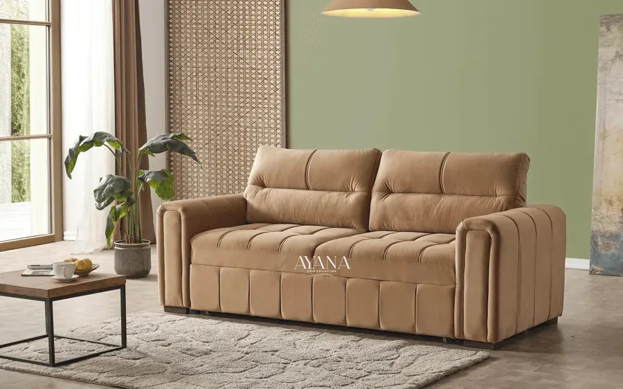 Euphoria 3 Seater Sofa Bed   2 Seater Storage Sofa 3 2 Mink