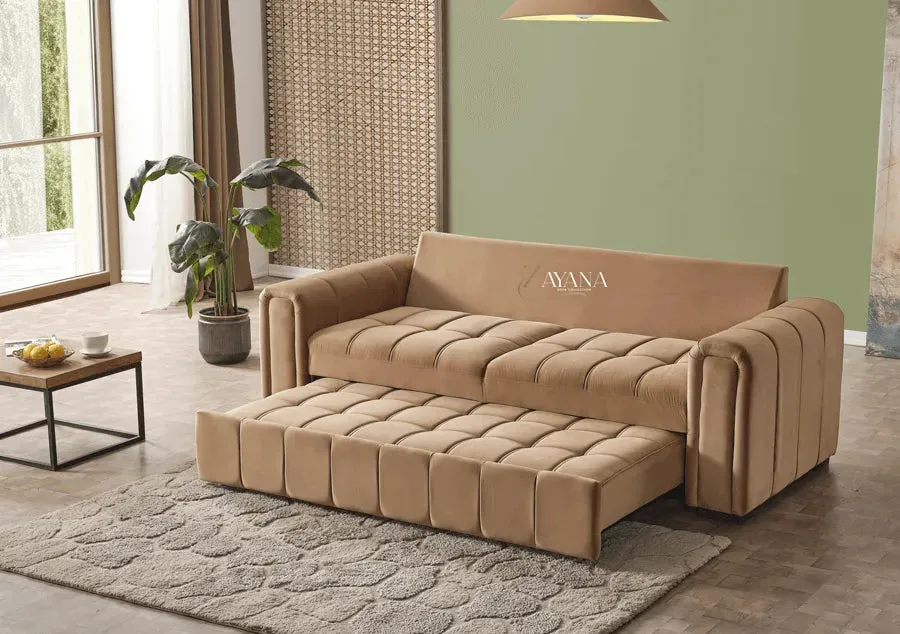 Euphoria 3 Seater Sofa Bed   2 Seater Storage Sofa 3 2 Mink