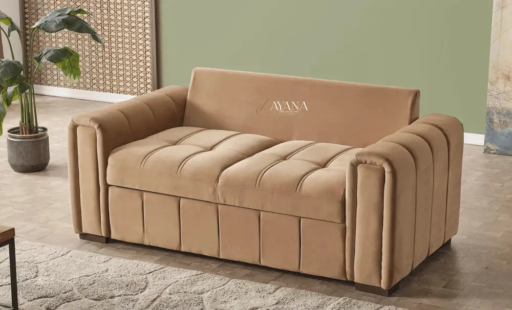 Euphoria 3 Seater Sofa Bed   2 Seater Storage Sofa 3 2 Mink