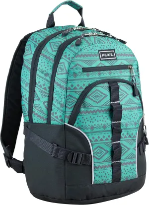 FUEL Hiking Laptop Backpack, College Bookbag, Travel Daypack with 5 Compartments, Dynamo Tech Pocket, 18.5 Inches