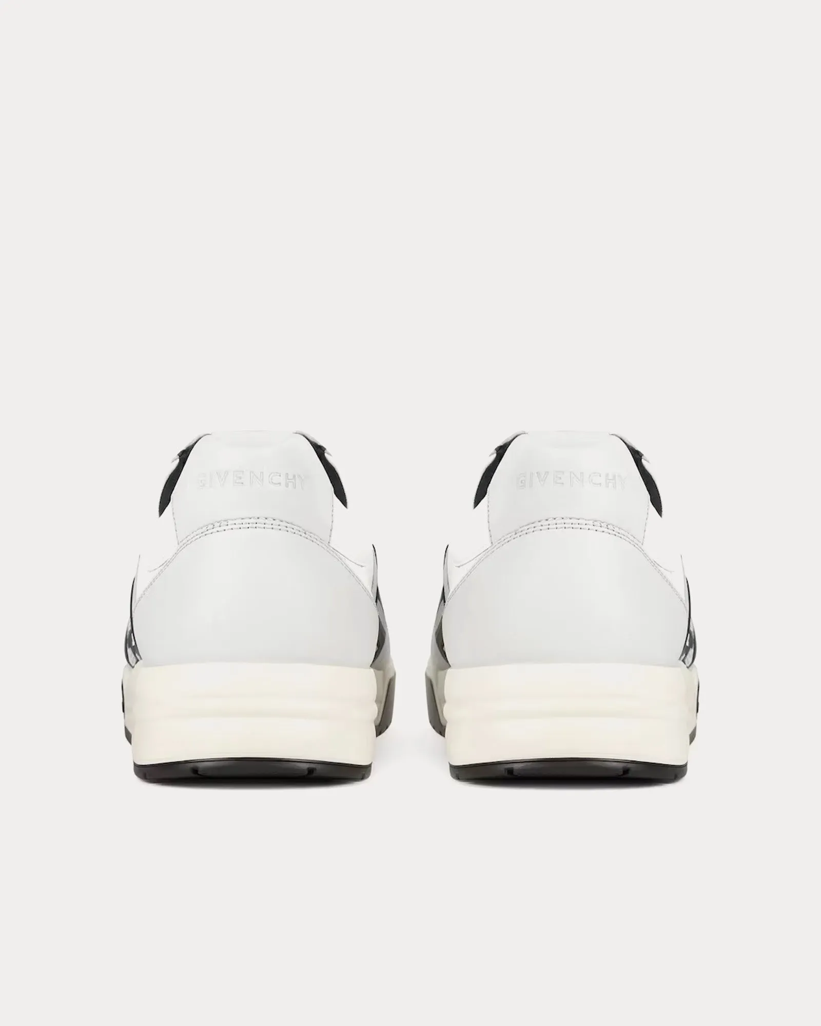 G4 Leather & Perforated Leather Grey / Black Low Top Sneakers