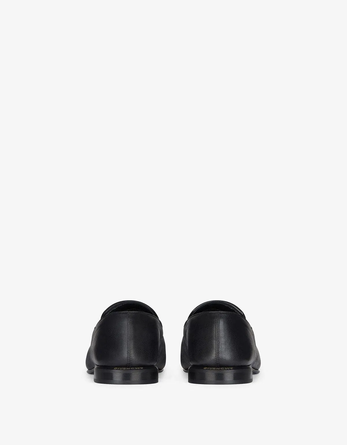 Givenchy Black Leather Loafers