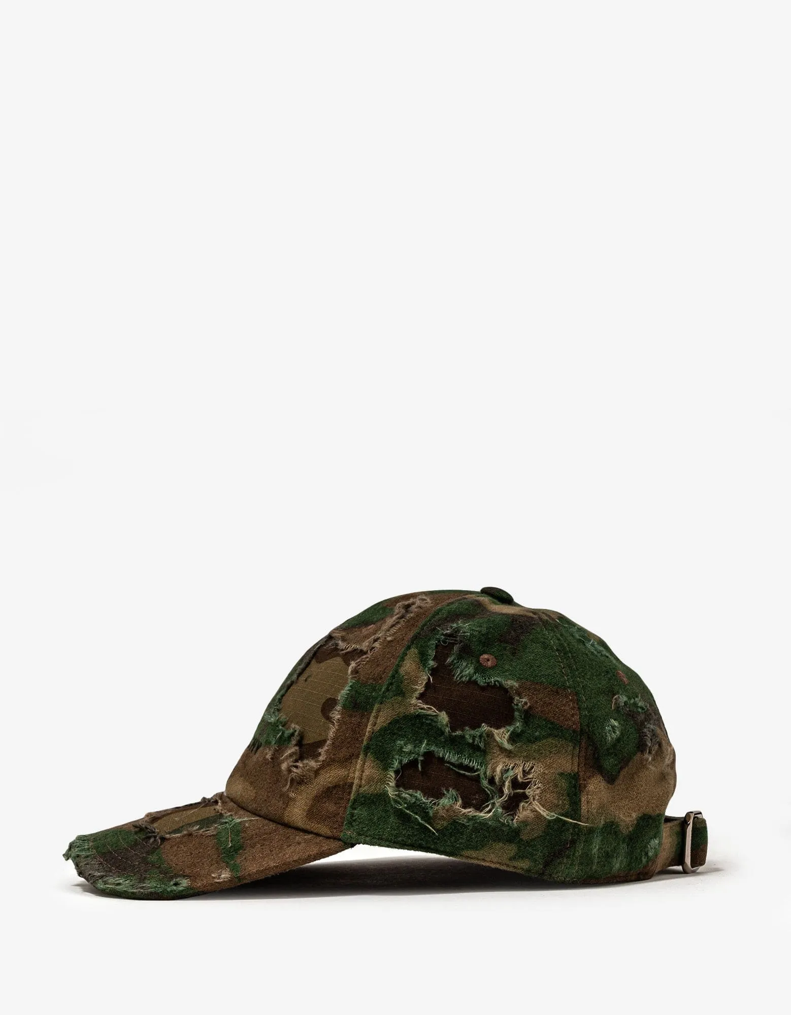 Givenchy Camouflage Distressed Logo Cap