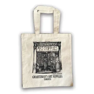Gwartzman's Graphic Tote - Retro Storefront Design