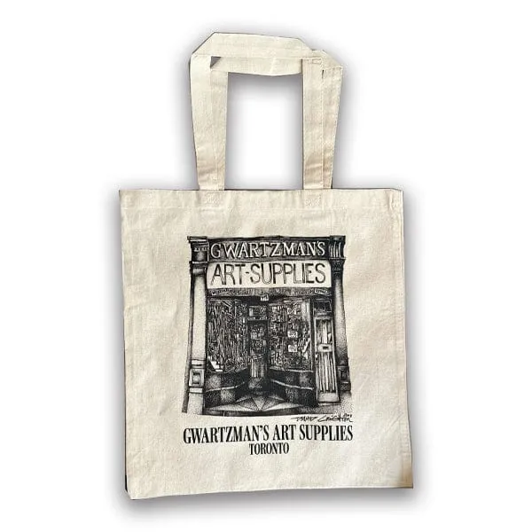 Gwartzman's Graphic Tote - Retro Storefront Design