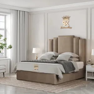 Hartley Deluxe Bed Frame Choose Ottoman Gaslift or Divan Drawers