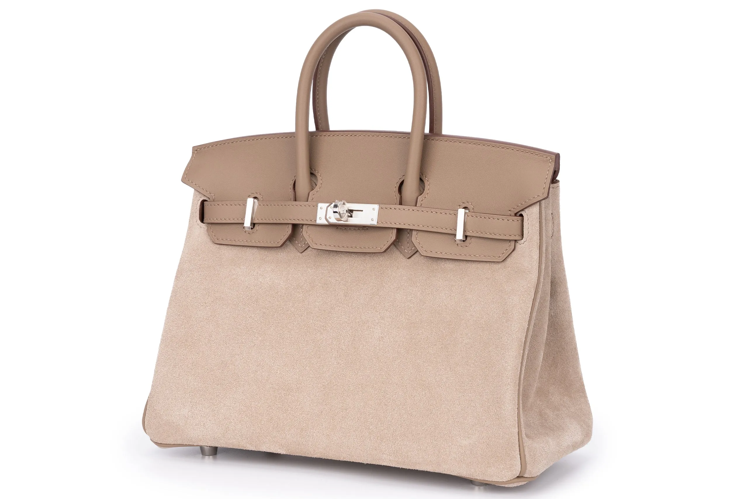 Hermès Birkin 25 Limited Edition Grizzly/Swift Gris Caillou/Etoupe PHW