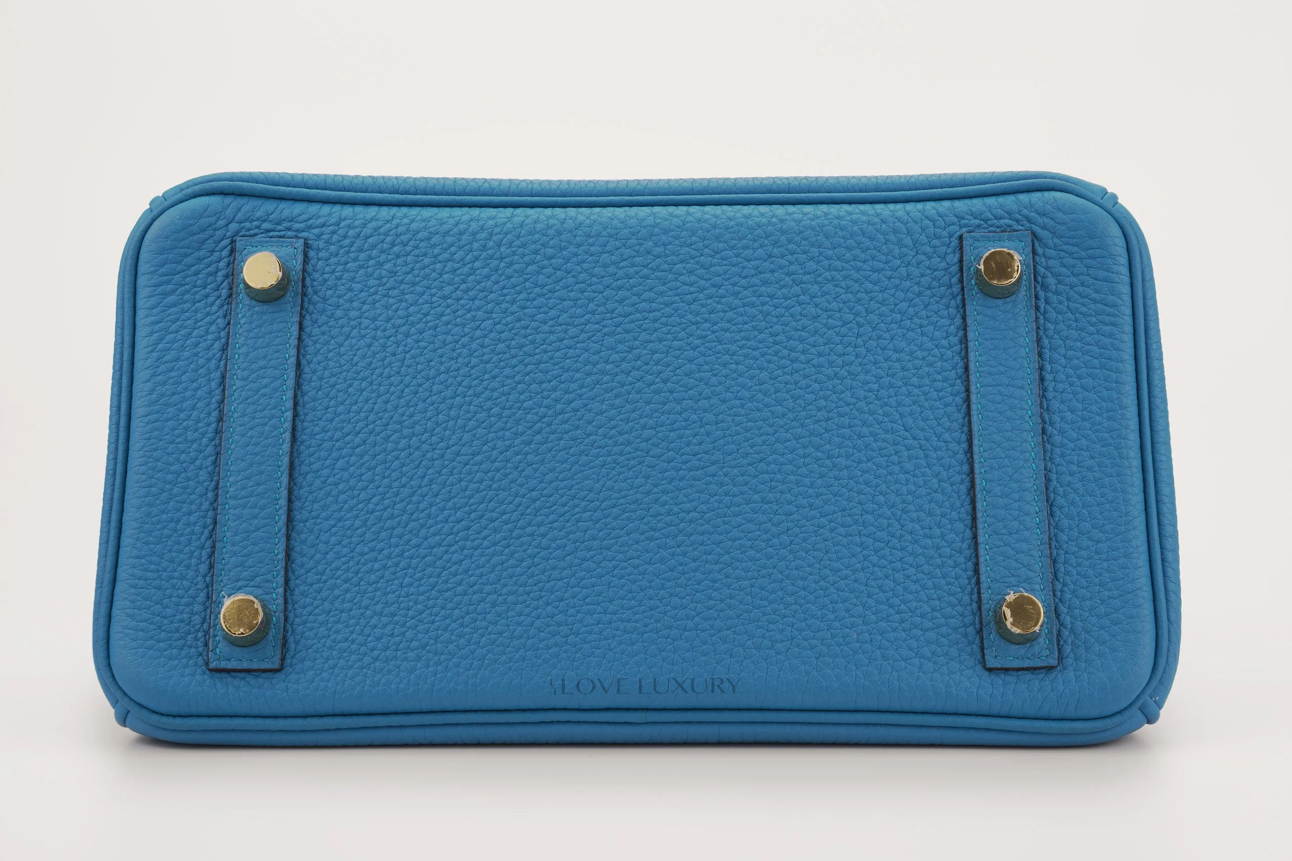 Hermès Birkin 25 Retourne Togo Blue Zanzibar GHW
