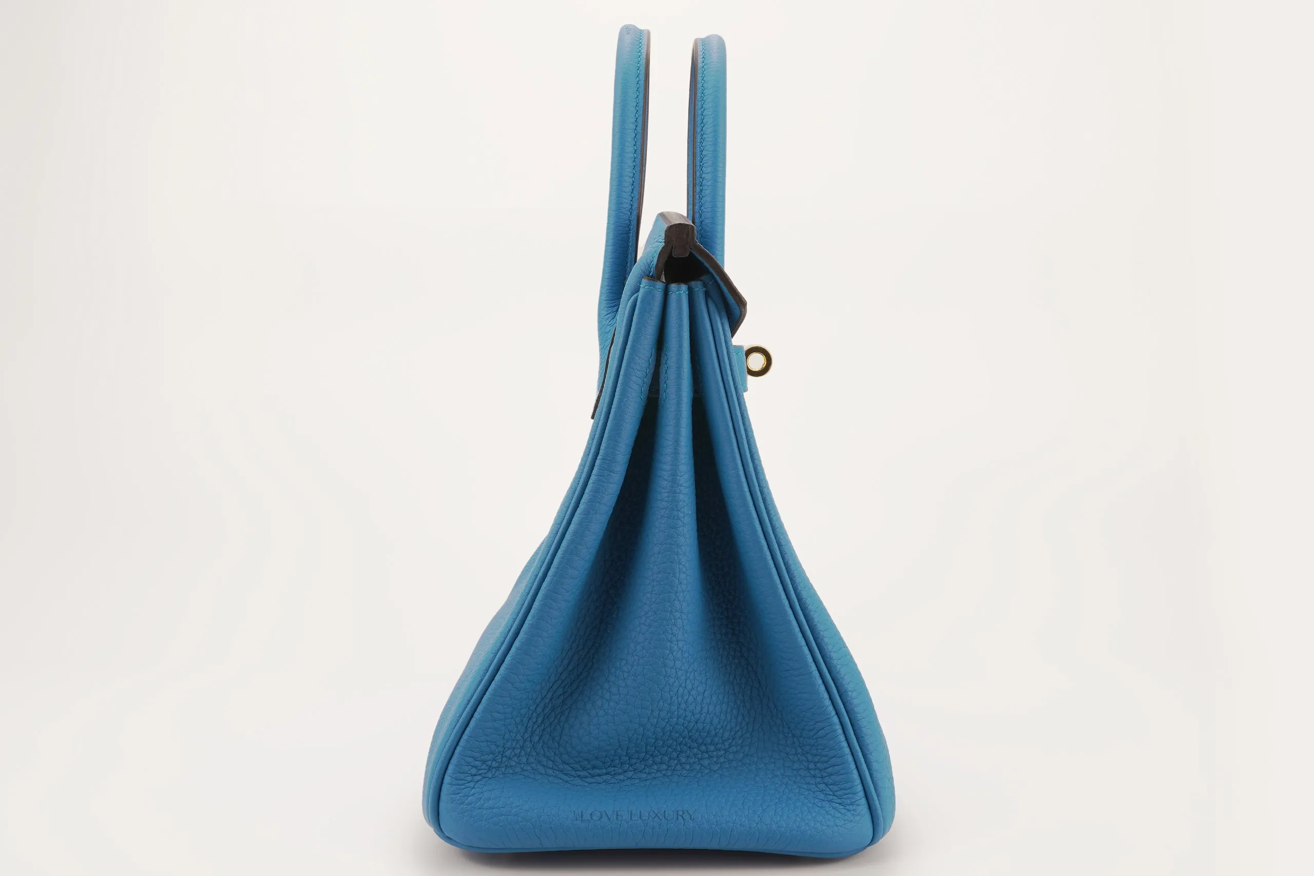 Hermès Birkin 25 Retourne Togo Blue Zanzibar GHW