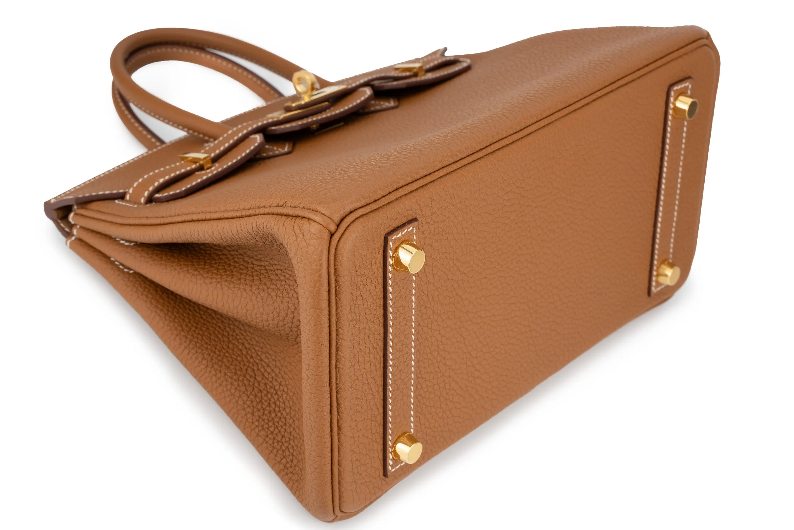 Hermès Birkin 25 Retourne Togo Gold GHW
