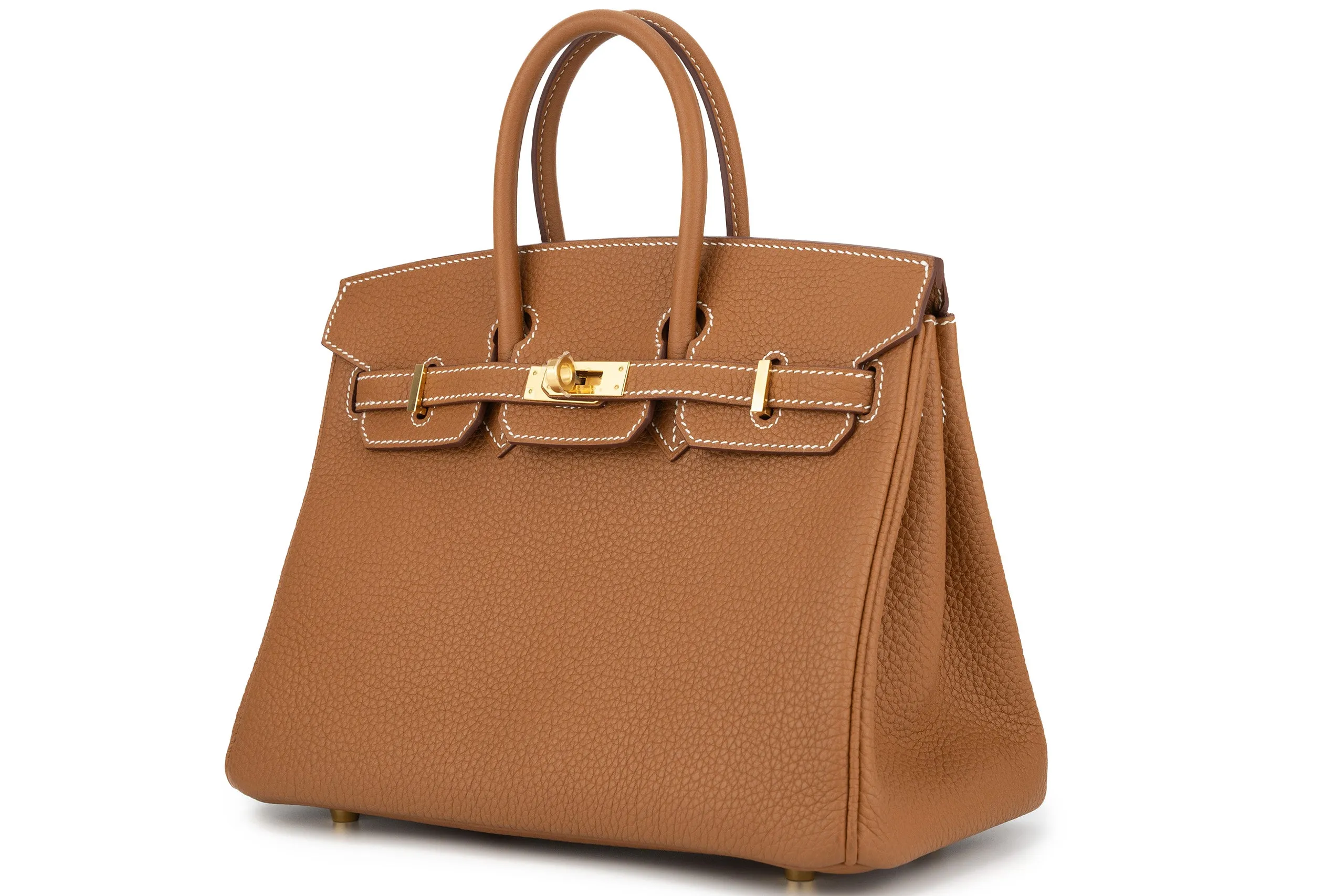 Hermès Birkin 25 Retourne Togo Gold GHW