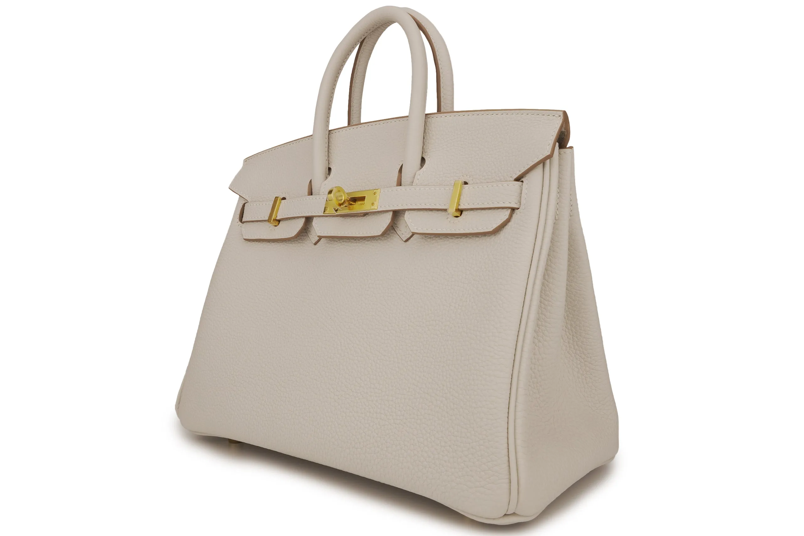 Hermès Birkin 25 Retourne Togo Gris Perle GHW