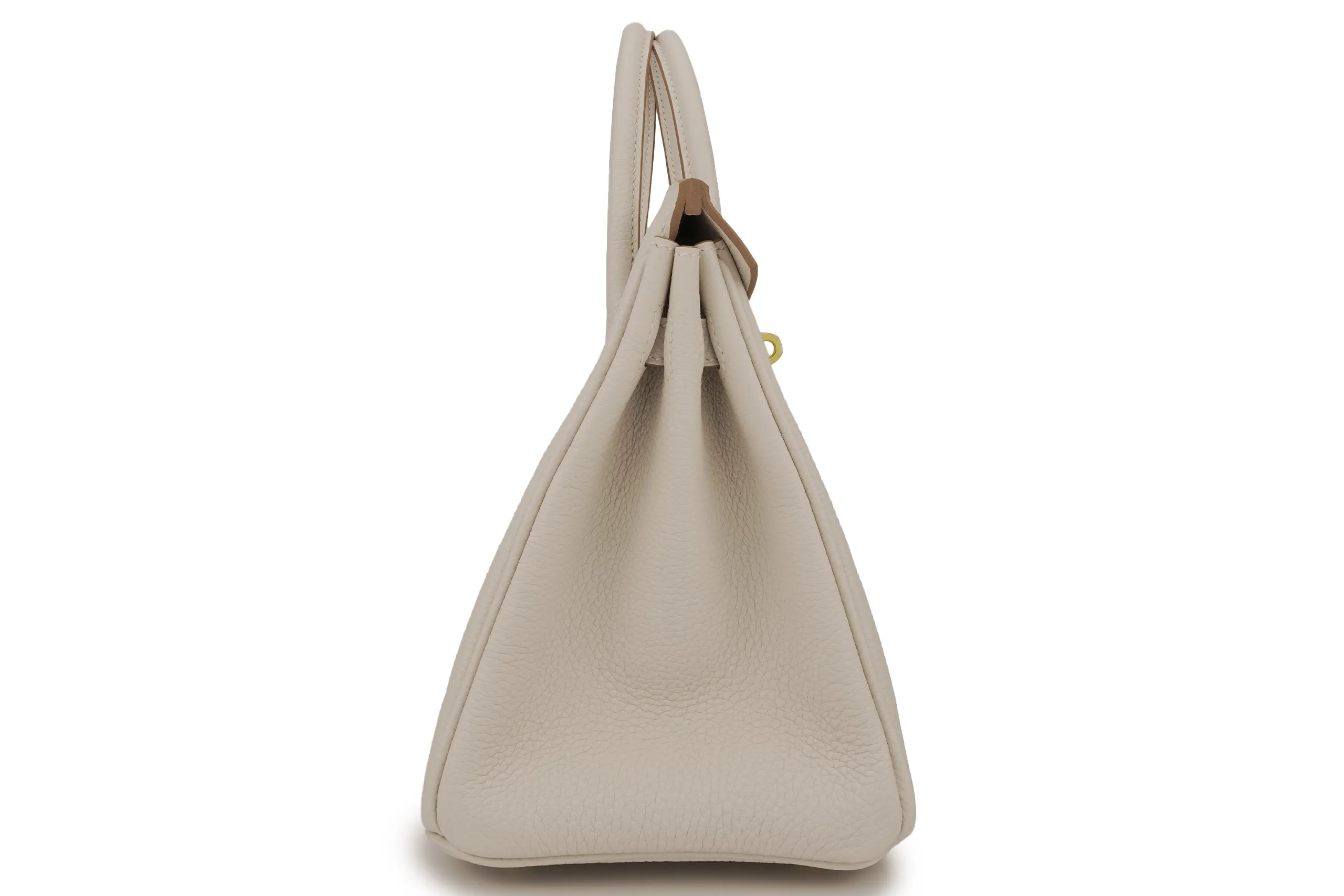 Hermès Birkin 25 Retourne Togo Gris Perle GHW