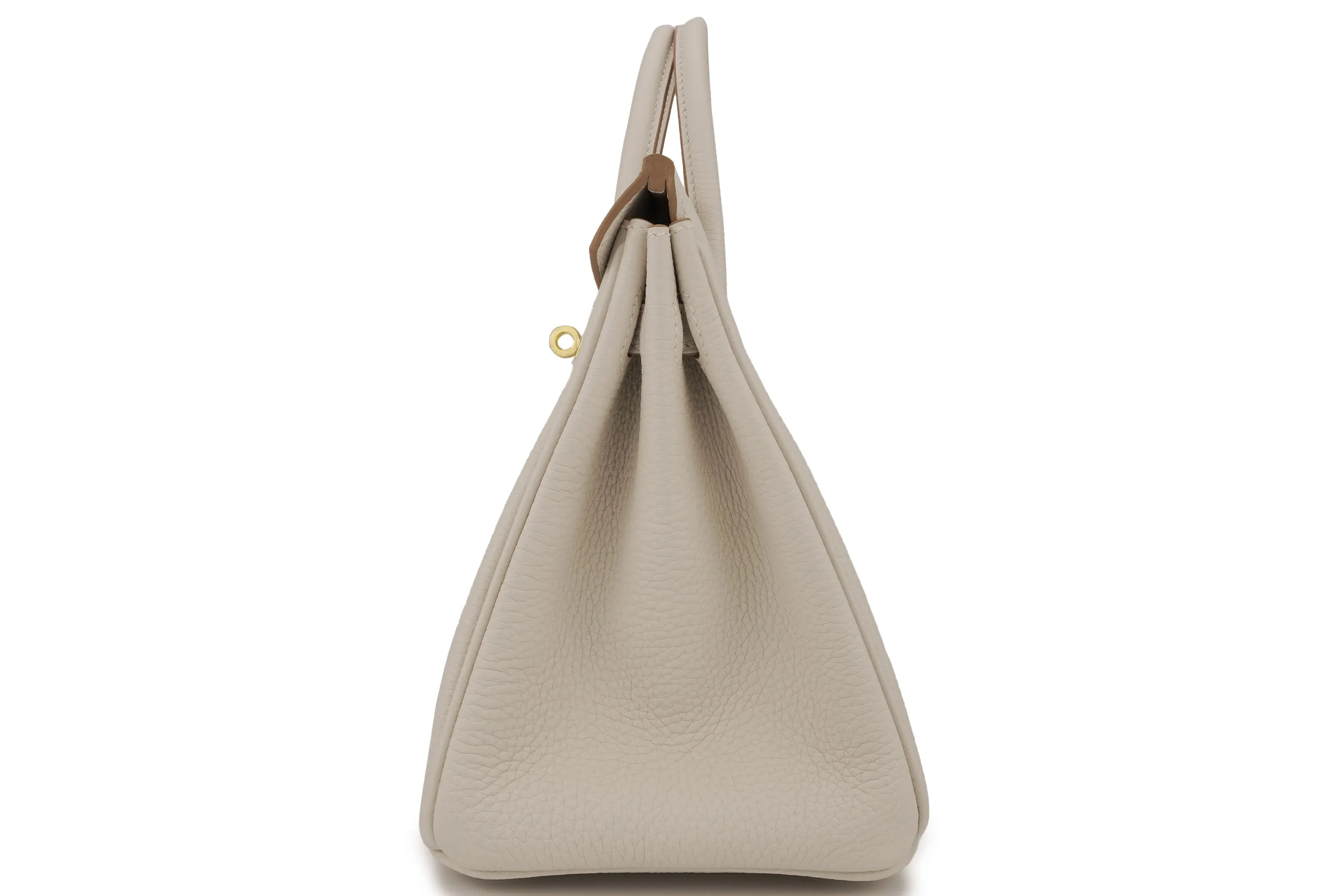 Hermès Birkin 25 Retourne Togo Gris Perle GHW