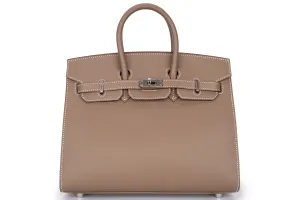 Hermès Birkin 25 Sellier Epsom Etoupe PHW