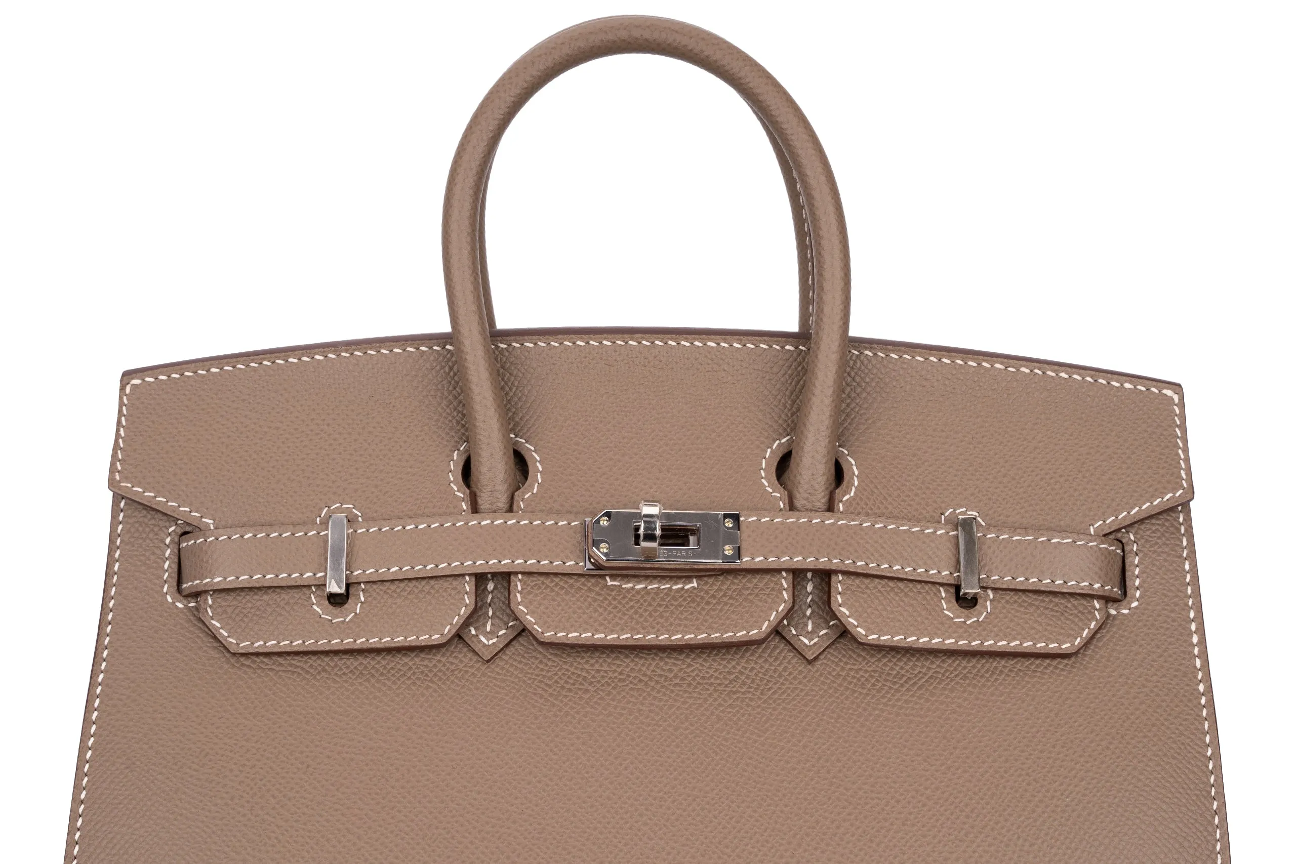 Hermès Birkin 25 Sellier Epsom Etoupe PHW