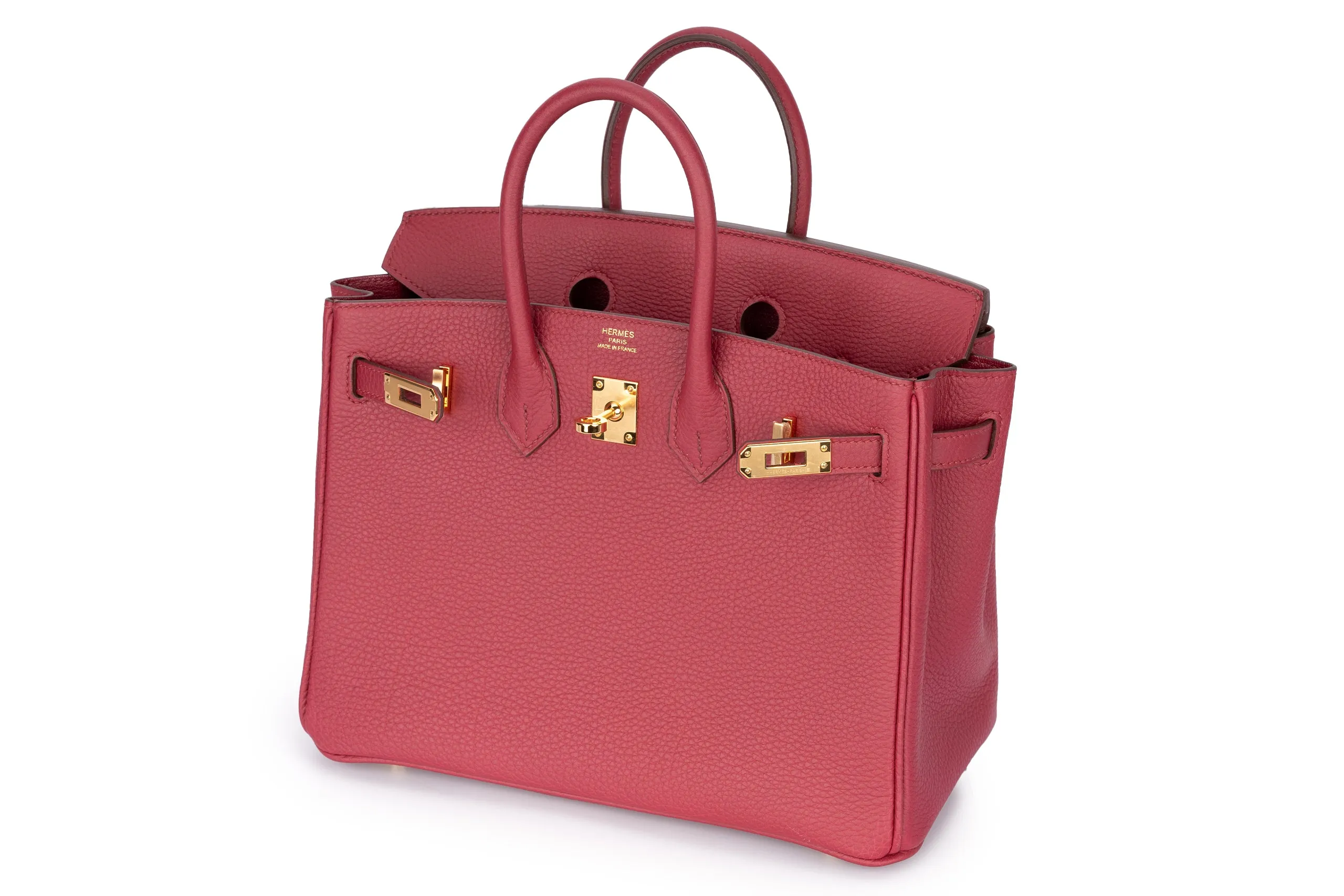 Hermès Birkin 25 Veau Togo Rubis GHW