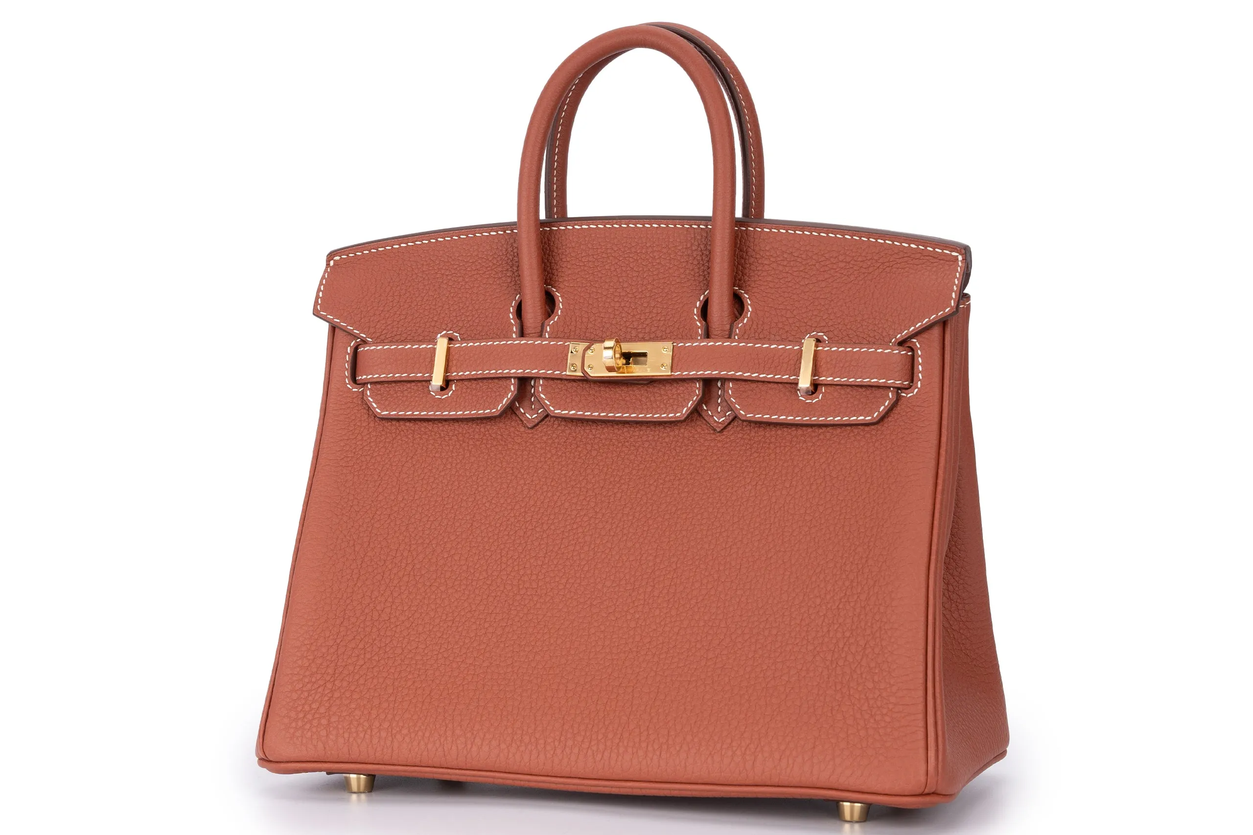 Hermès Birkin 25	Veau	Togo	Sienne	PHW