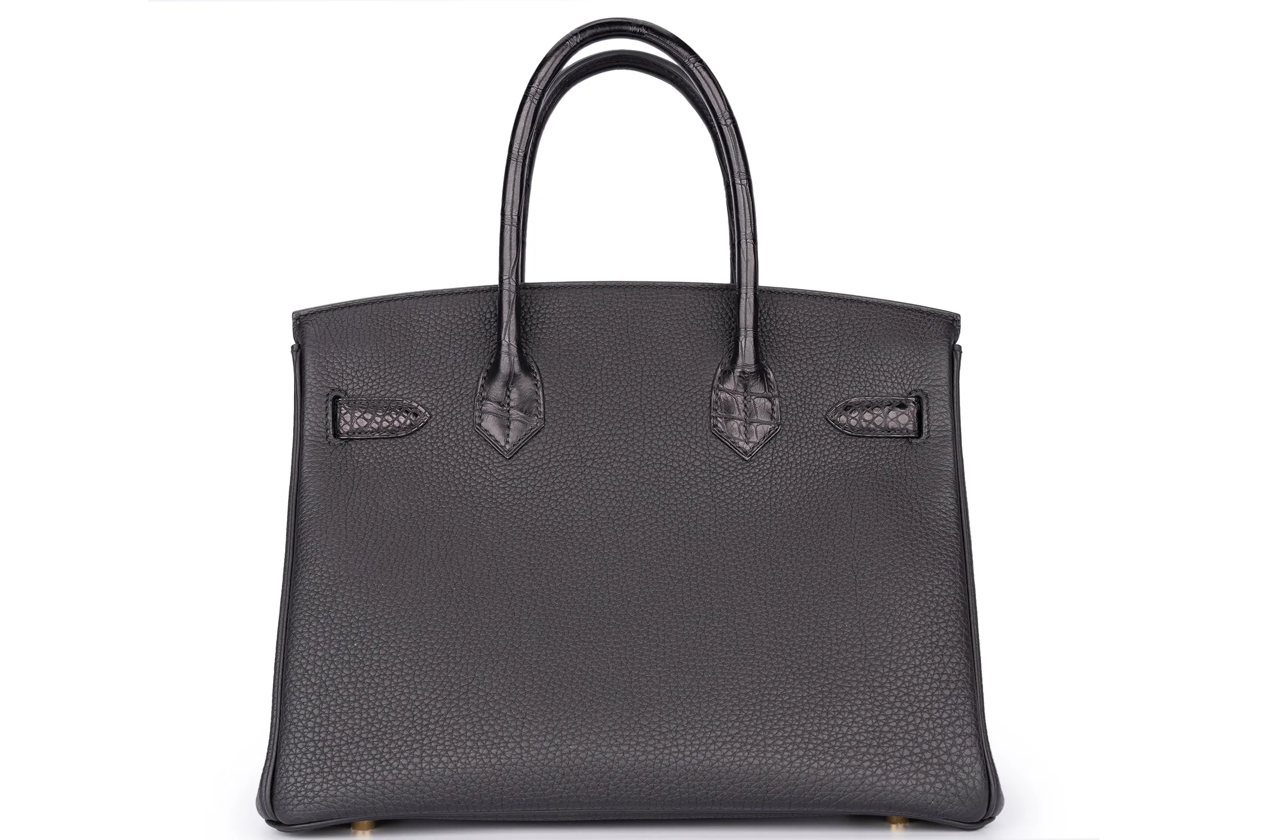 Hermès Birkin 30 Alligator Touch Veau Togo Black GHW