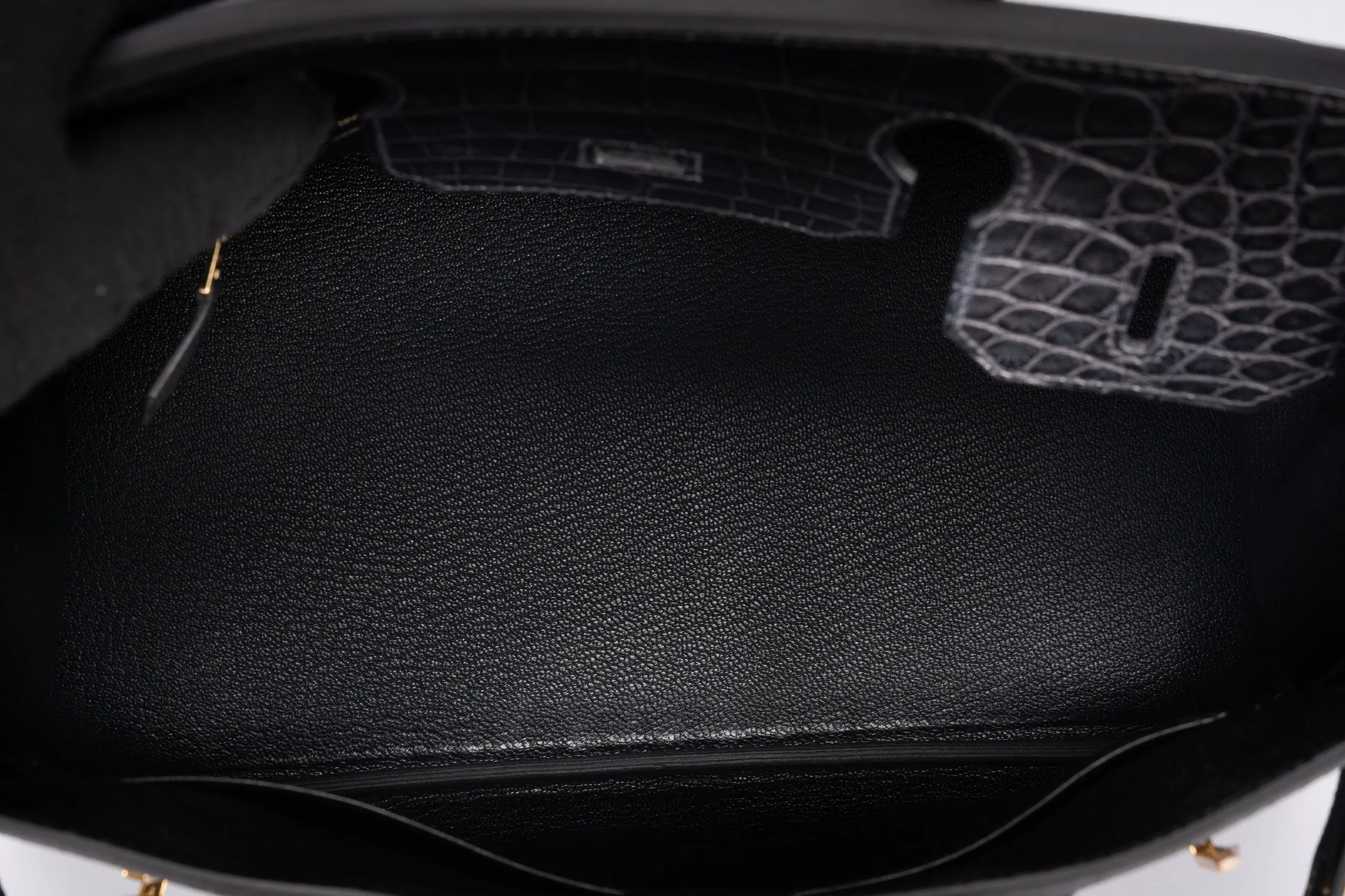 Hermès Birkin 30 Alligator Touch Veau Togo Black GHW