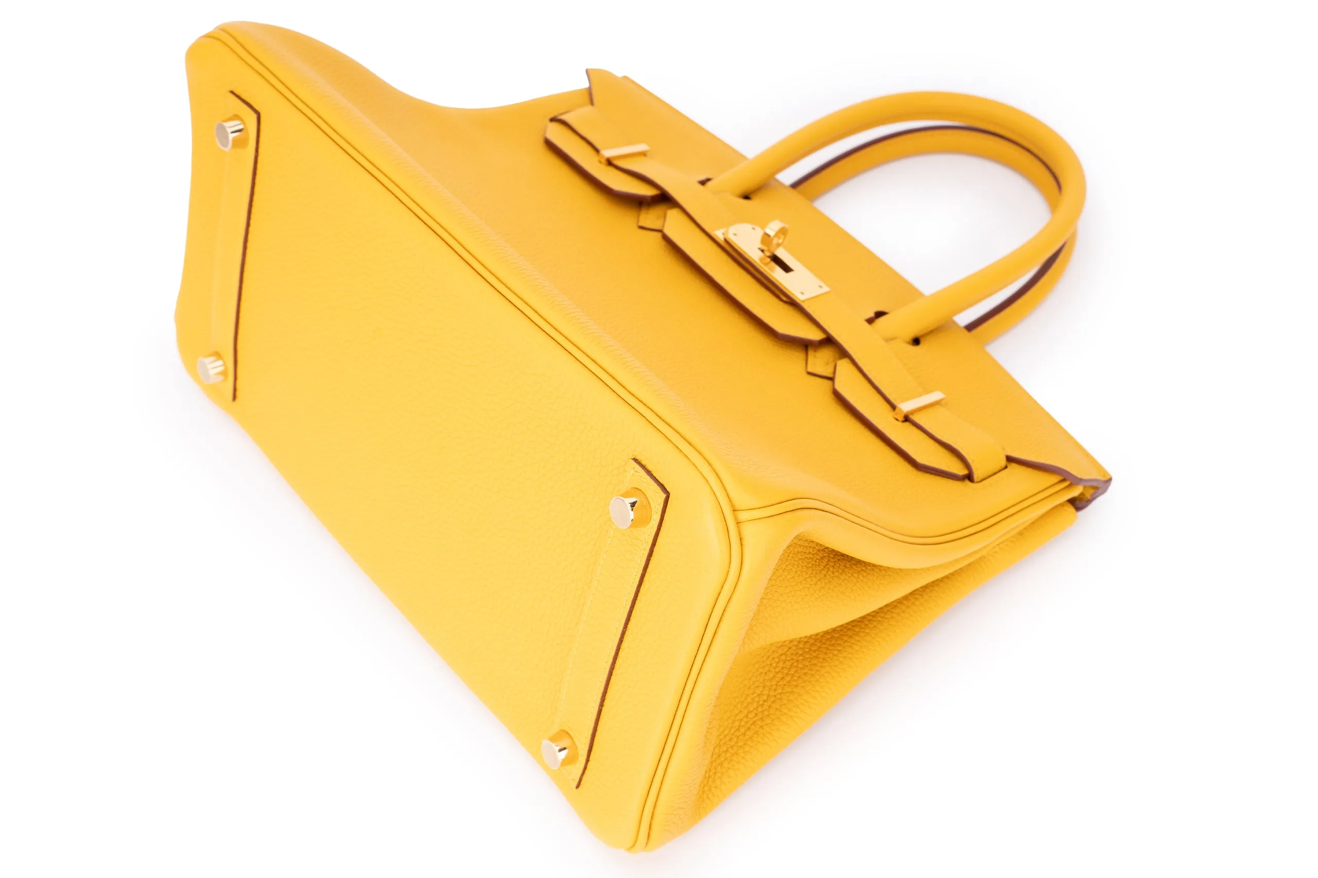 Hermès Birkin 30 Togo Jaune Ambre GHW