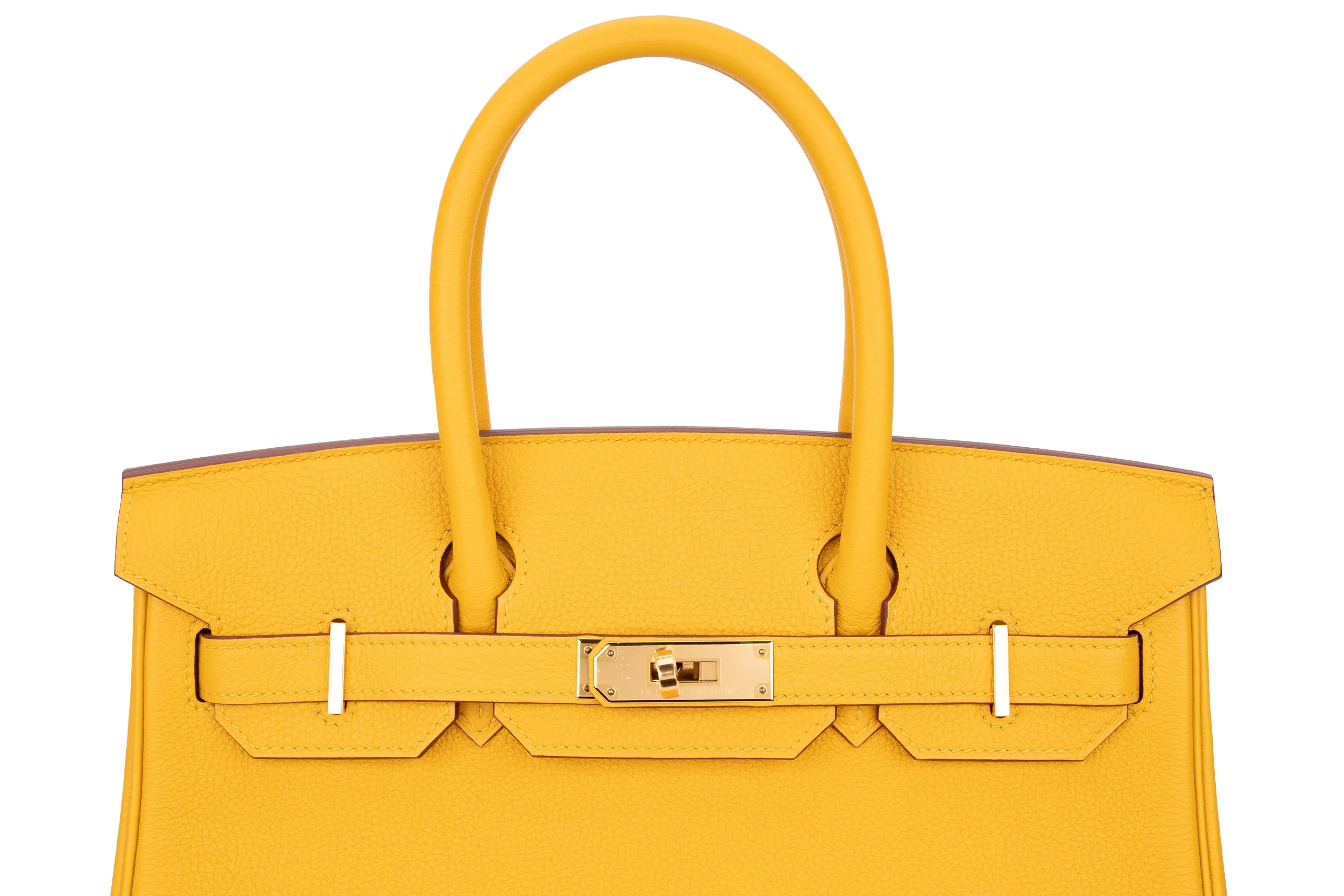 Hermès Birkin 30 Togo Jaune Ambre GHW