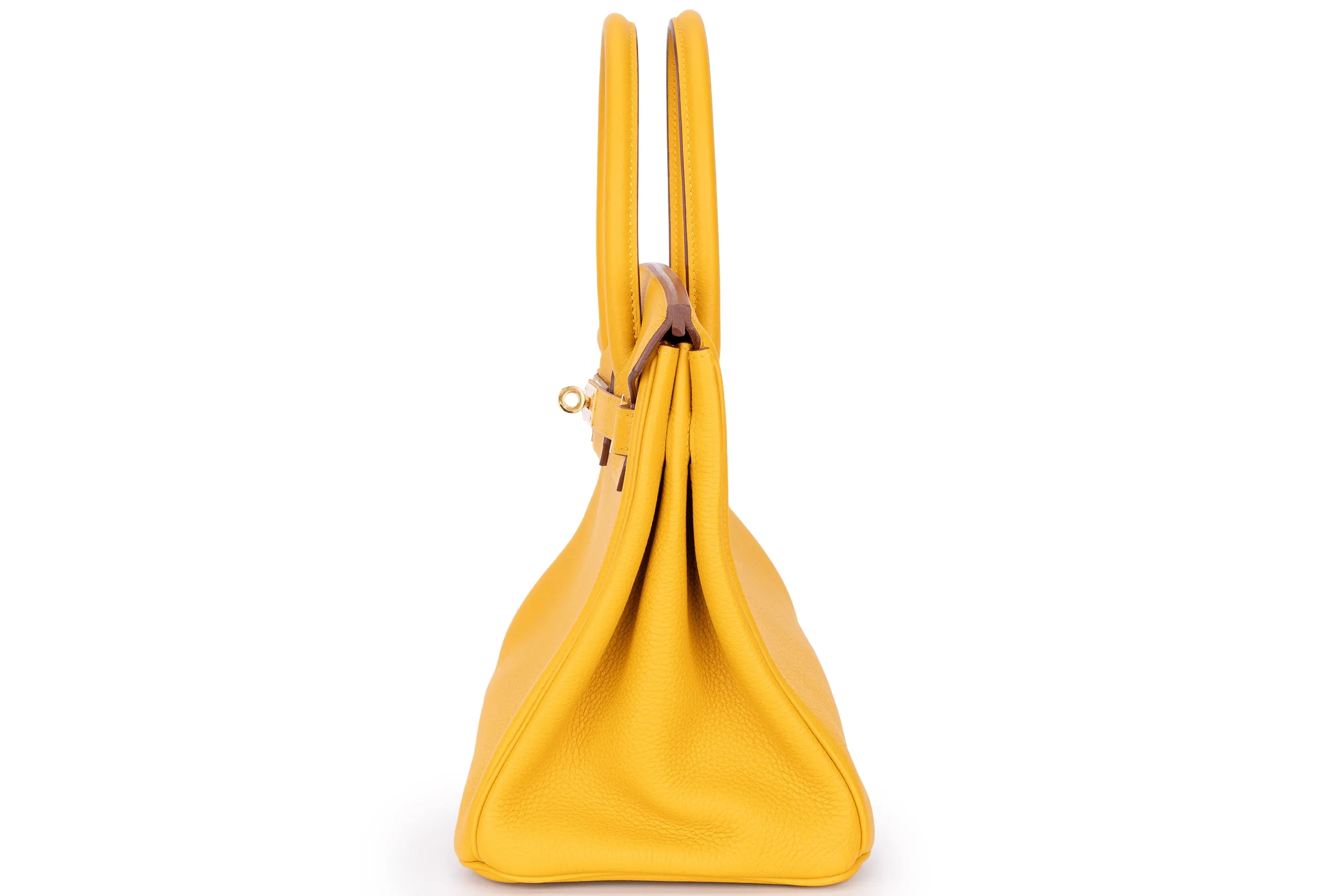 Hermès Birkin 30 Togo Jaune Ambre GHW