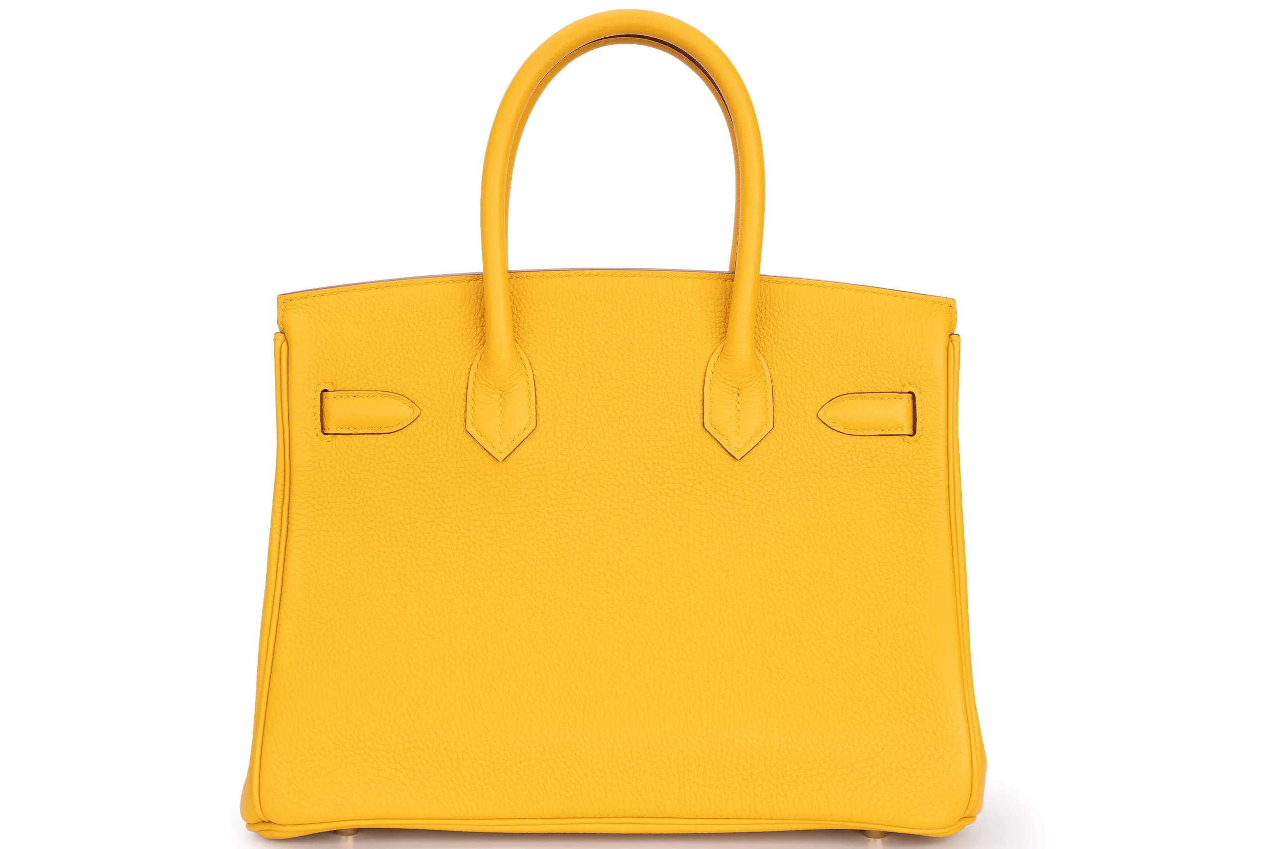Hermès Birkin 30 Togo Jaune Ambre GHW