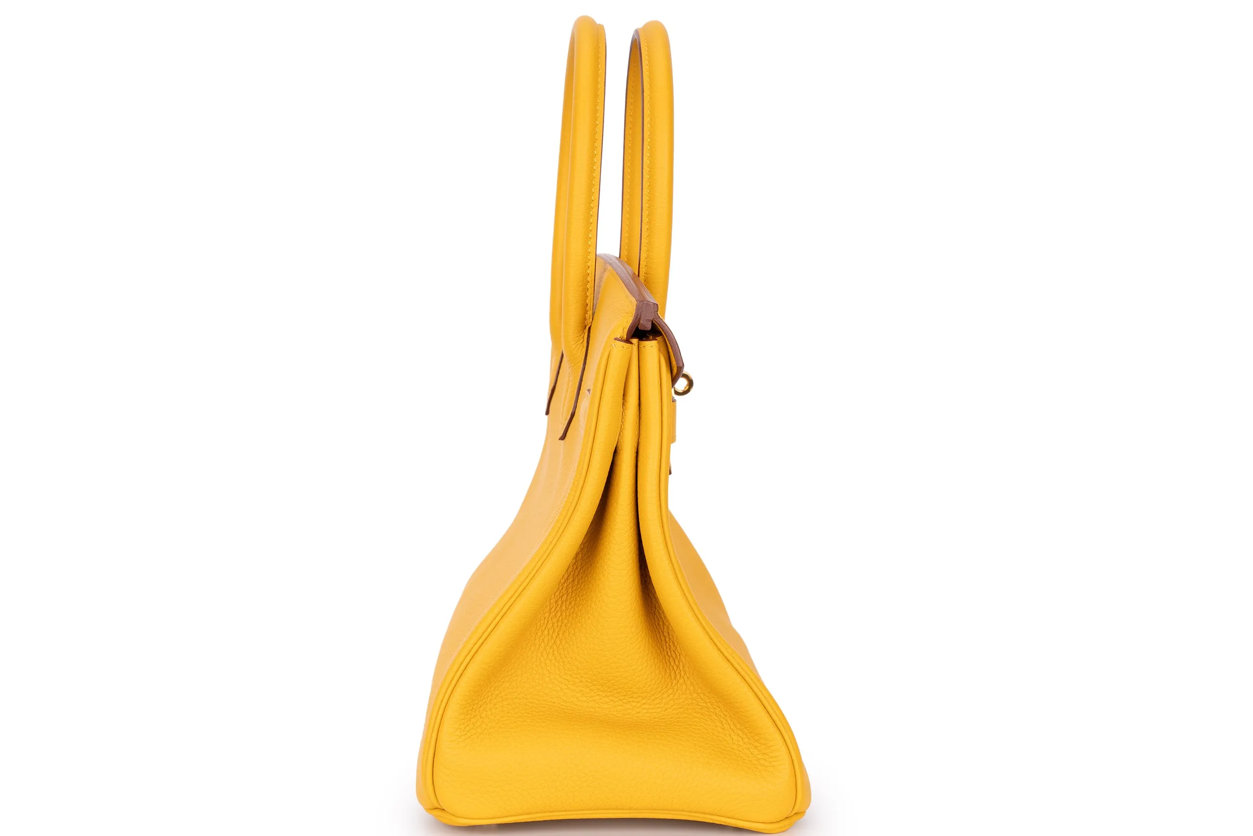 Hermès Birkin 30 Togo Jaune Ambre GHW