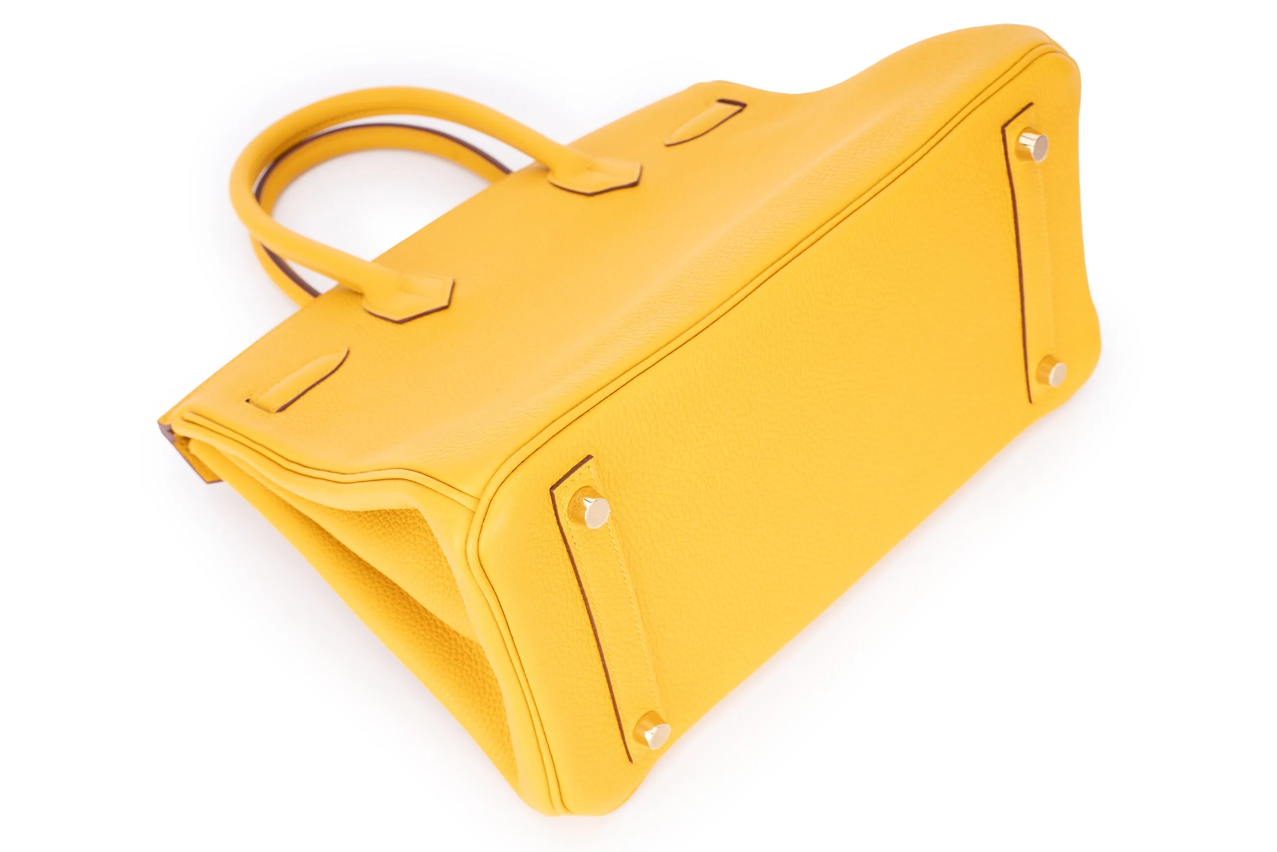 Hermès Birkin 30 Togo Jaune Ambre GHW
