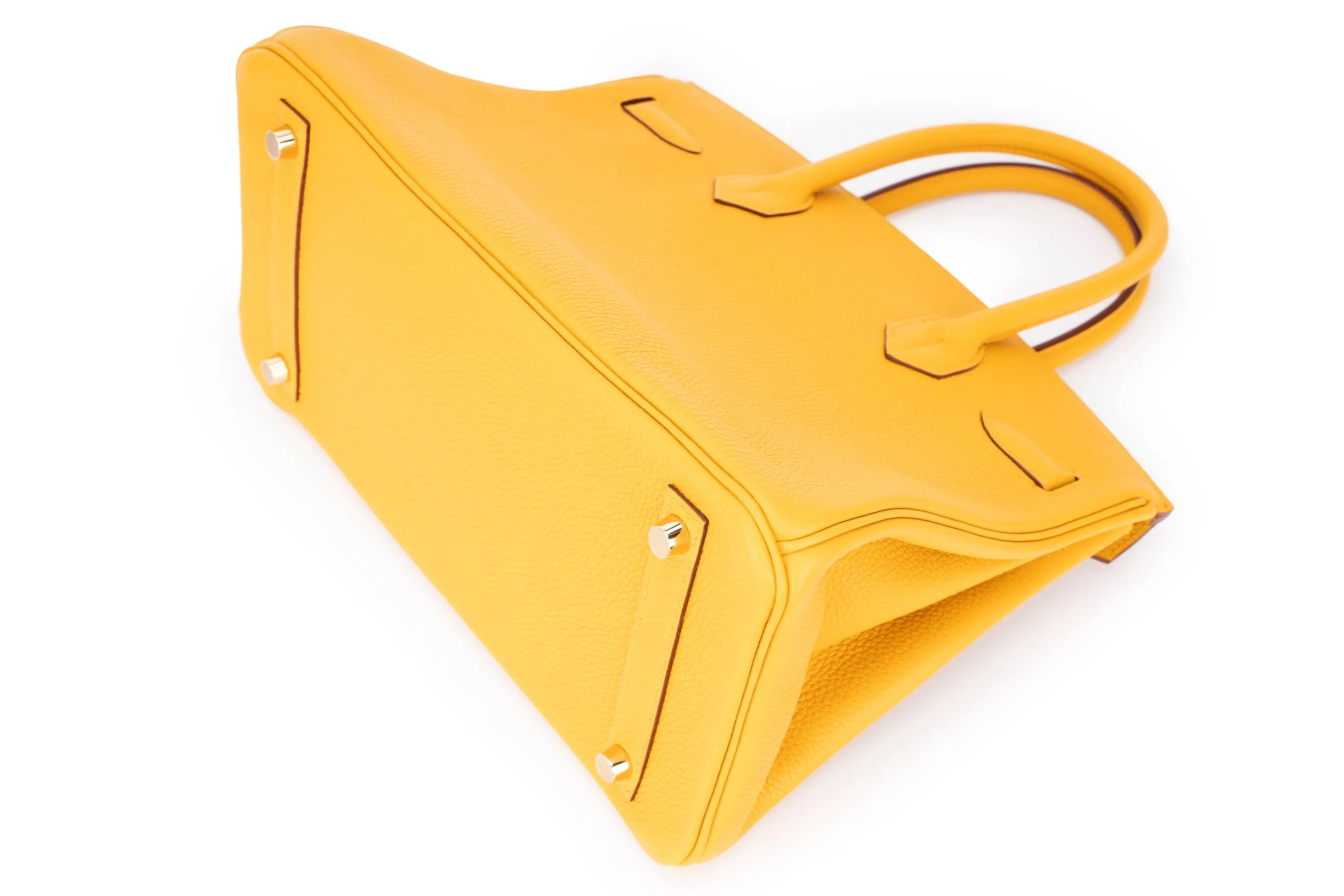 Hermès Birkin 30 Togo Jaune Ambre GHW