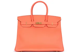 Hermès Birkin 35 Epsom Rose Jaipur GHW