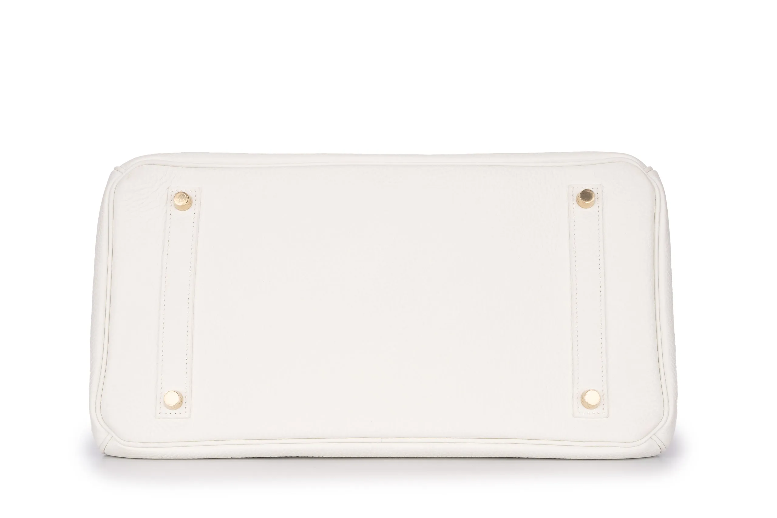 Hermès Birkin 35 Retourne Clemence White GHW